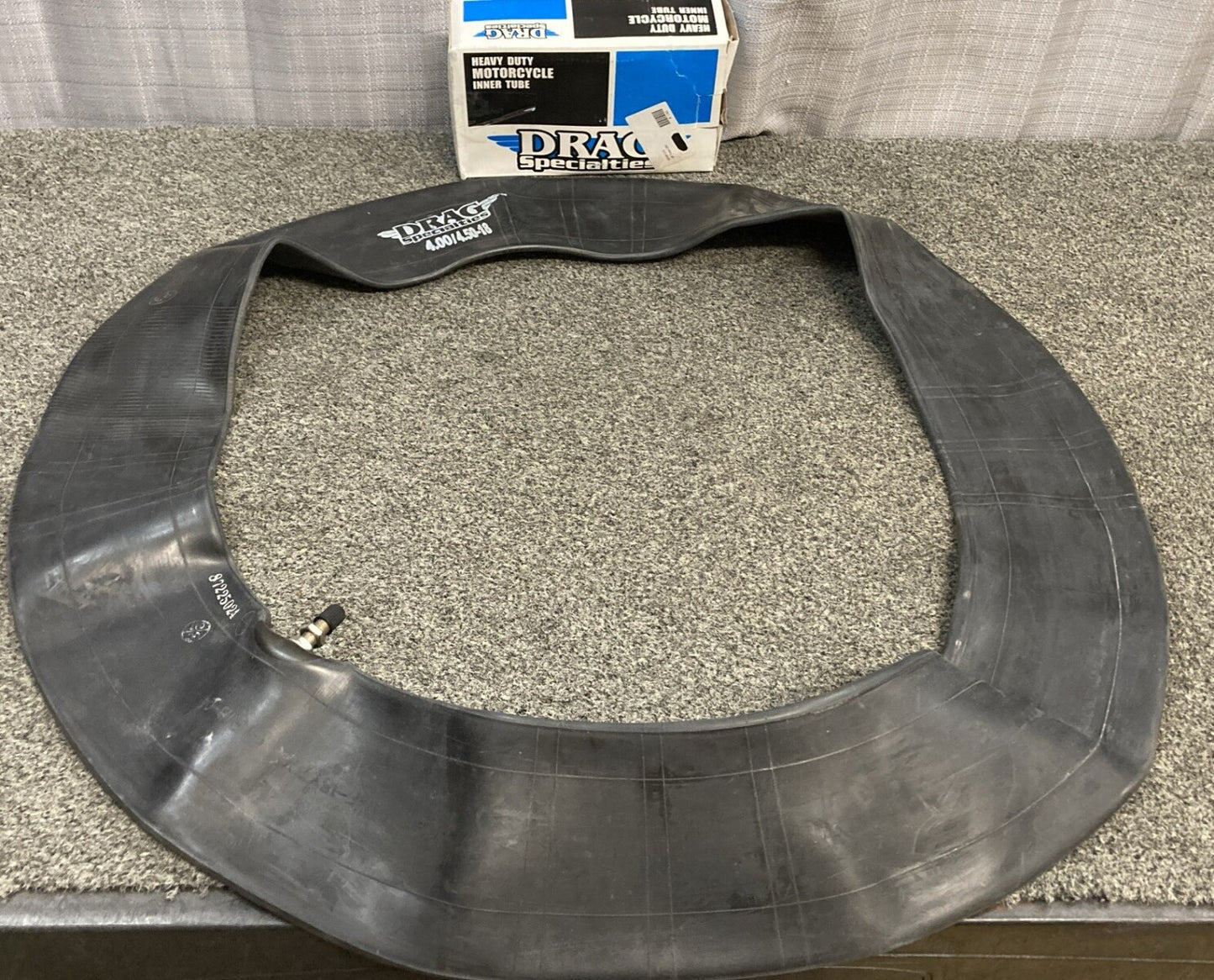 NEW DRAG SPECIALTIES DS181223 INNER TUBE, 4.00-4.50 X 18'', MEATAL VALVE STEM