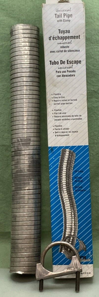 NEW GENUINE ROL 540201 FLEXIBLE EXHAUST PIPE 2"D HEAVY DUTY W/ CLAMP
