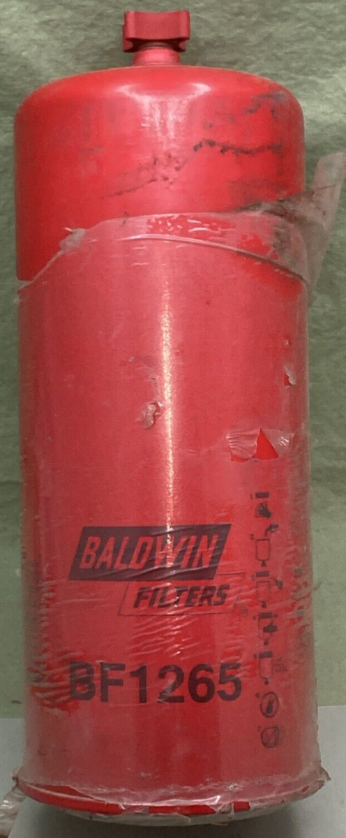 NEW GENUINE BALDWIN BF1265 Fuel Water Separator Filter SPIN ON