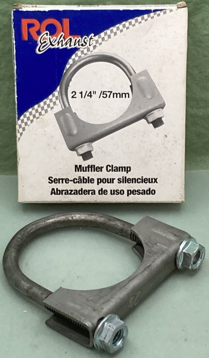 NEW GENUINE ROL 517214 CLAMP EXHAUST MUFFLER 2-1/4"HD 3/8" U-BOLT