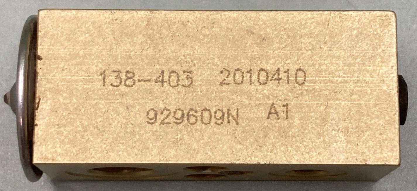 NEW REPLACES EATON 929-609N A/C EXPANSION VALVE BLOCK