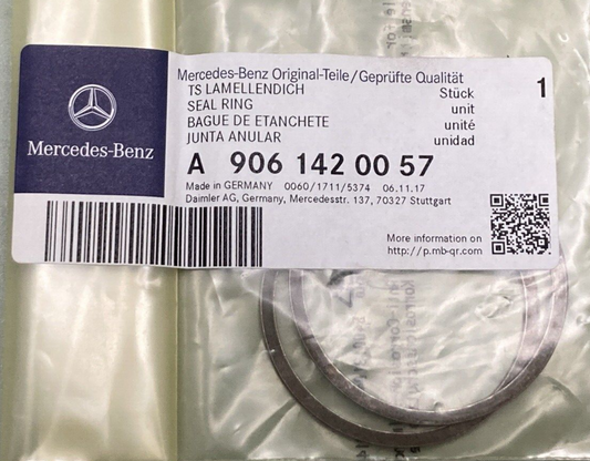 NEW GENUINE MERCEDES BENZ A9061420057 SEAL RING SET EXHAUST MANIFOLD PIPE