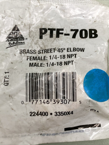 NEW American Grease Stick PTF-70B ELBOW FITTING 45° 1/4"- 18npt