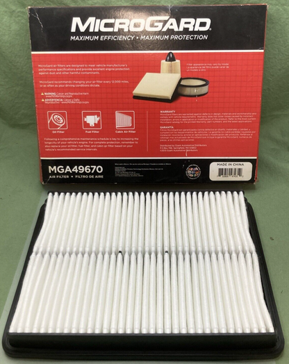 NEW GENUINE MICROGARD MGA49670 AIR FILTER