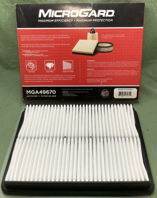 NEW GENUINE MICROGARD MGA49670 AIR FILTER