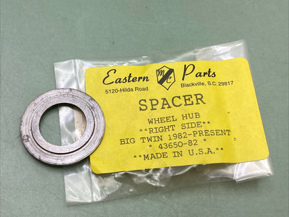 QTY 5 NEW EASTERN MOTORCYCLE PARTS 43650-82 SPACER, WHEEL HUB, RH SIDE DS-195409