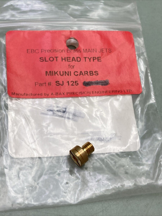 NEW EBC FOR MIKUNI SJ125 SLOT HEAD TYPE MAIN JET