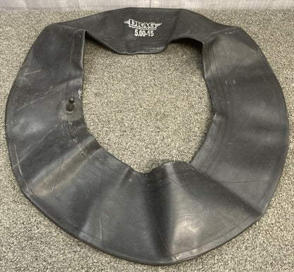 NEW GENUINE DRAG SPECIALTIES DS181228 INNER TUBE 5.00X15" SIDE RUBBER VALVE STEM