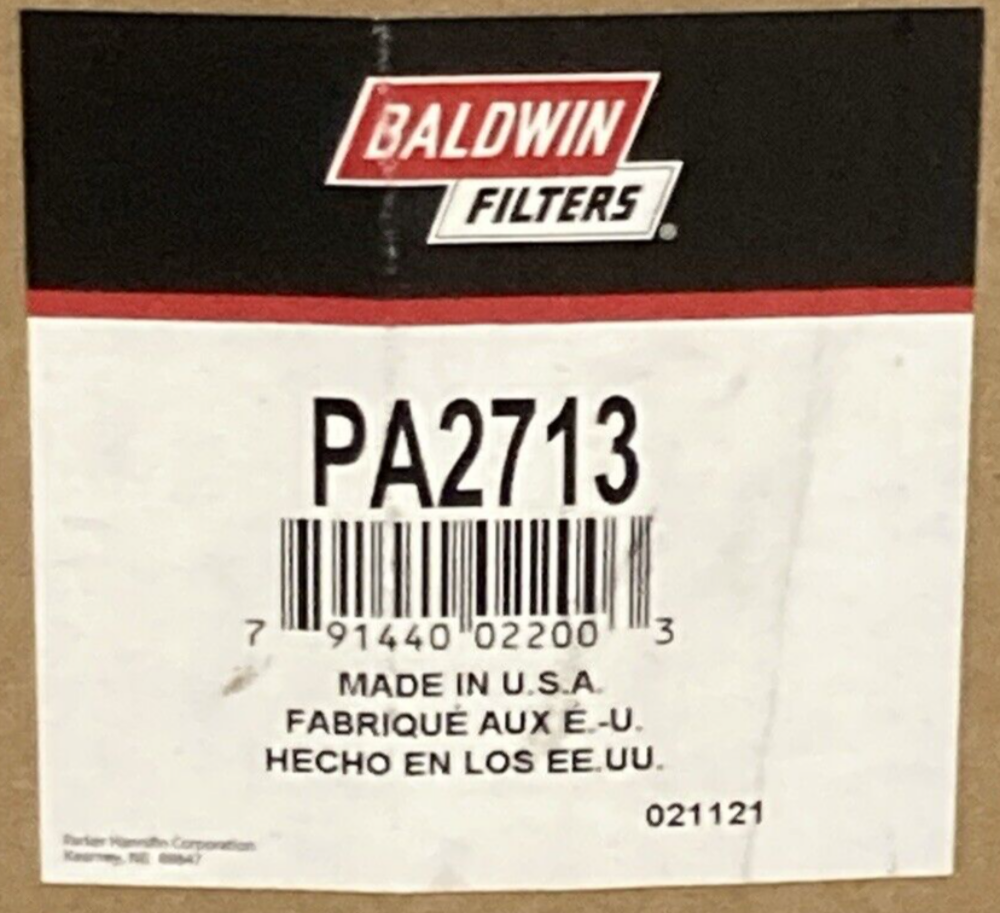 NEW BALDWIN PA2713 AIR FILTER PRIMARY ROUND