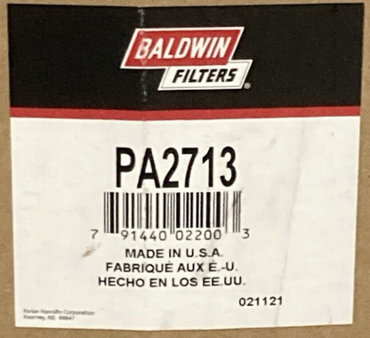NEW BALDWIN PA2713 AIR FILTER PRIMARY ROUND