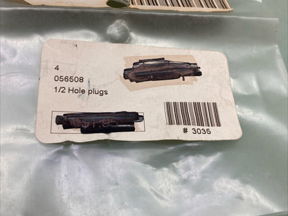 QTY 4 NEW 05-6508 1/2" HOLE PLUGS CH 43573