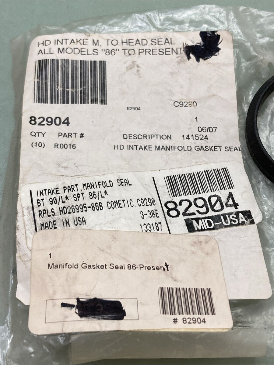 NEW REPLACES HARLEY DAVIDSON 82904 INTAKE MANIFOLD GASKET SEAL 141524