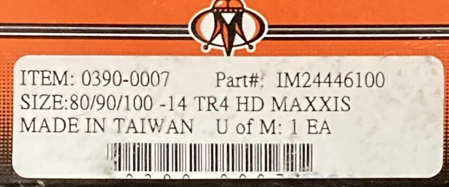 NEW MAXXIS IM24446100 HEAVY DUTY INNER TUBE 80/90/100-14 TR4 HD