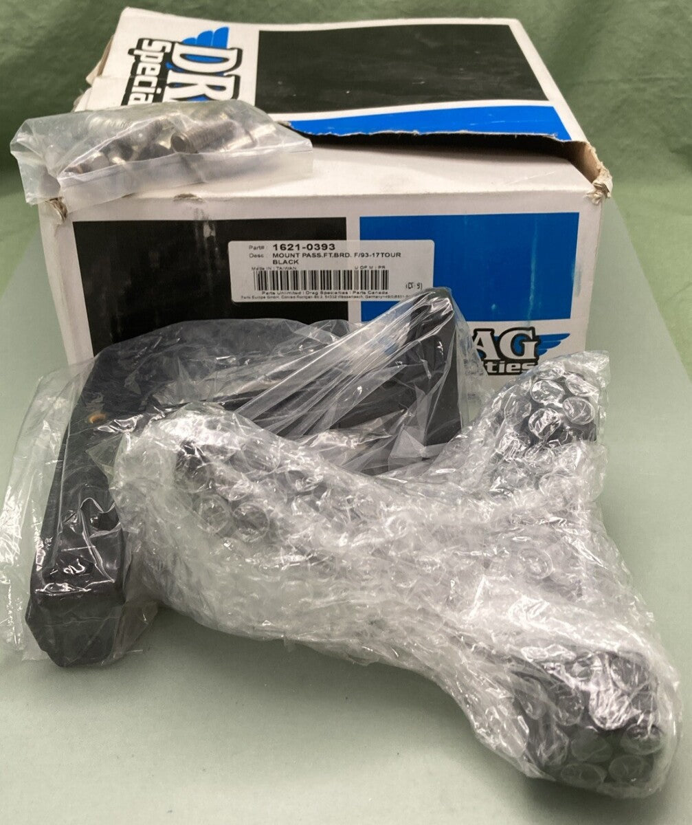 NEW GENUINE DRAG SPECIALTIES 1621-0393 MOUNT PASS FT BRD BRACKET F/93-17TOUR INC
