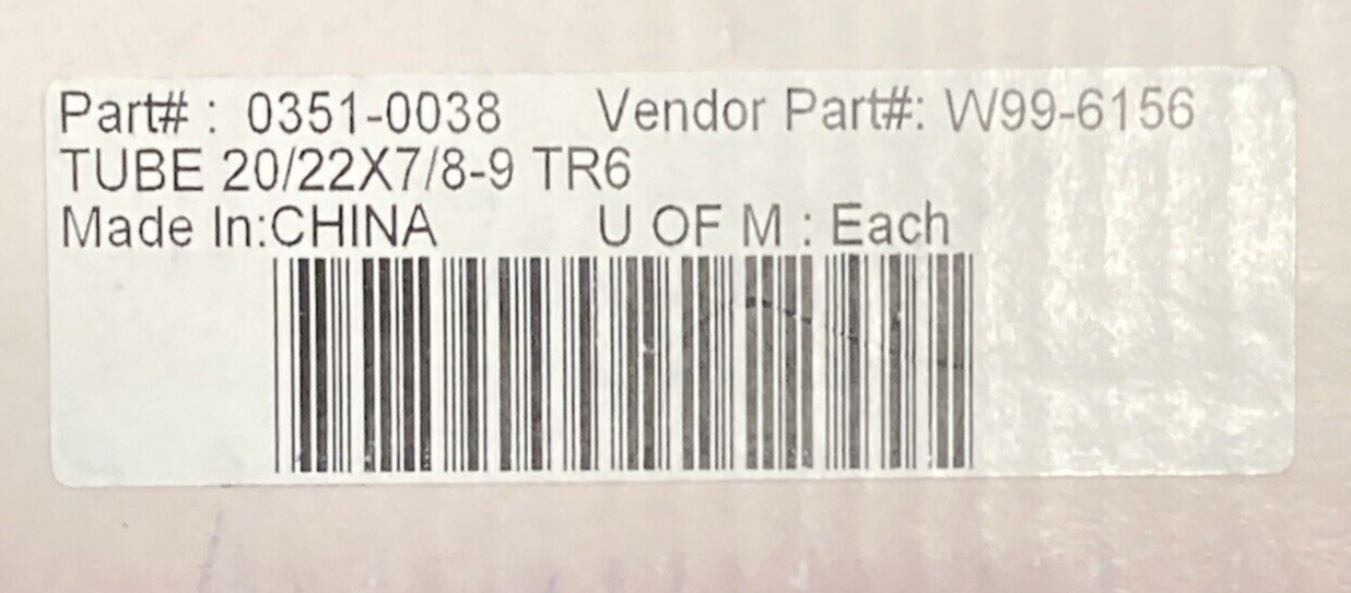 NEW MOOSE UTILITY 0351-0038 HEAVY DUTY RADIAL TUBE W TR-6 CENTER METAL VALVE STM