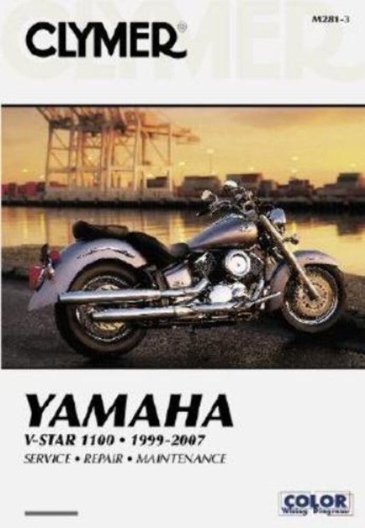 NEW CLYMER M281-3 YAMAHA V-STAR 1100 99-07 SERVICE MANUAL