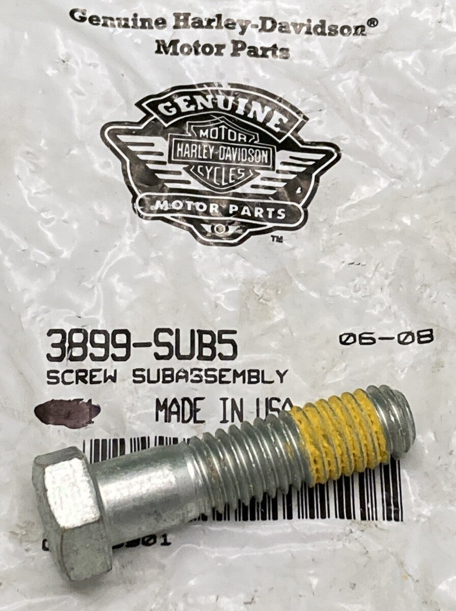 NEW GENUINE HARLEY DAVIDSON 3899-SUB5 SCREW SUBASSEMBLY