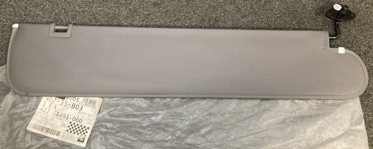 NEW FREIGHTLINER A22-68491-000 SUN VISOR OPAL GRAY LEFT