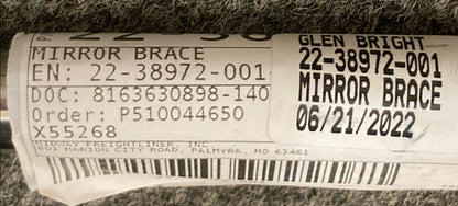 NEW GENUINE Freightliner 22-38972-001 Mirror Brace  RIGHT LOWER FORWARD