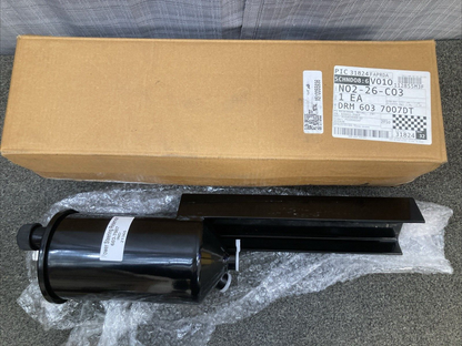 NEW DAIMLER TRUCKS DRM 603 7007DT POWER STEERING RESEVOIR 2QT METAL BLACK