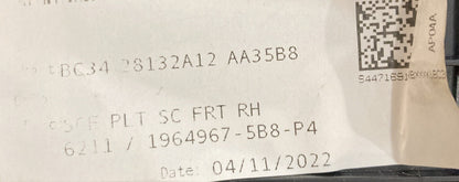 NEW GENUINE FORD BC3428132A12AA35B8 PLATE FRONT SCUFF RH. FITS O8-16 FORD F250