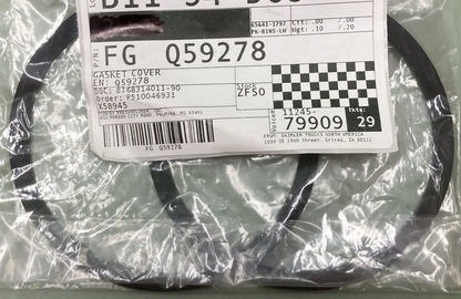 NEW GENUINE Fleetguard Q59278 Winslow Service Gasket KIT