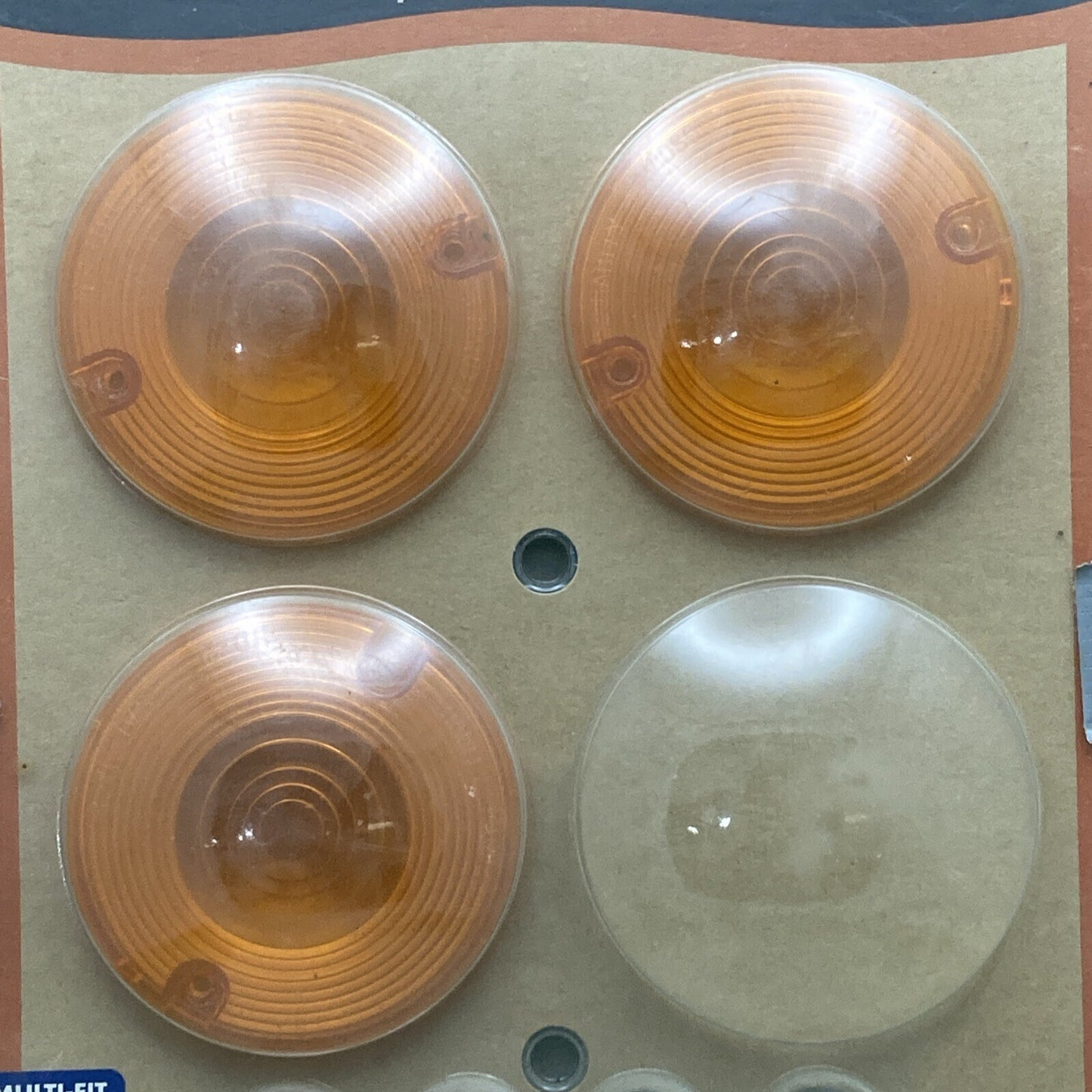 NEW GENUINE HARLEY DAVIDSON 69308-02 FLAT TURN SIGNAL LENS INCOMPLETE