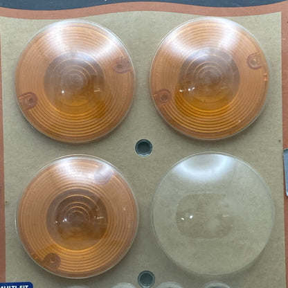 NEW GENUINE HARLEY DAVIDSON 69308-02 FLAT TURN SIGNAL LENS INCOMPLETE