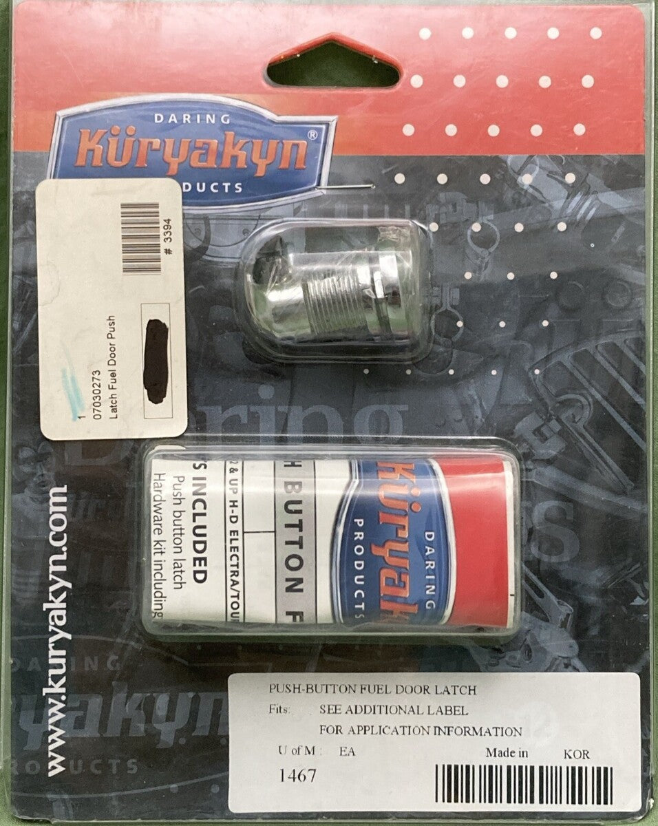 NEW KURYAKYN 1467 PUSH BUTTON FUEL DOOR LATCH
