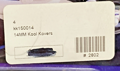 QTY 10 NEW KOOL KOVER KK-150014 14MM CHROM COVER FOR NO-PLATED NUT & BOLT