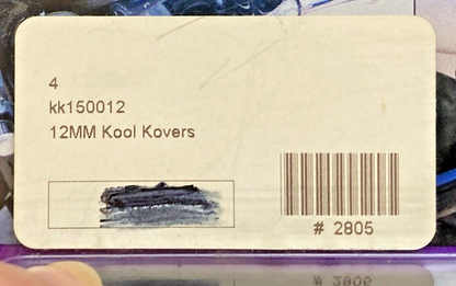 NEW GENUINE KOOL KOVER KK-150012 12MM CHROMED COVER NON-PLATED NUT & BOLT