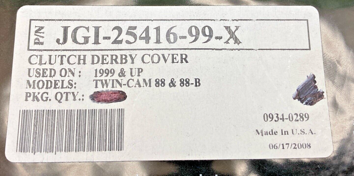 NEW GENUINE JAMES GASKETS JGI-25416-99-X  CLUTCH DERBY COVER