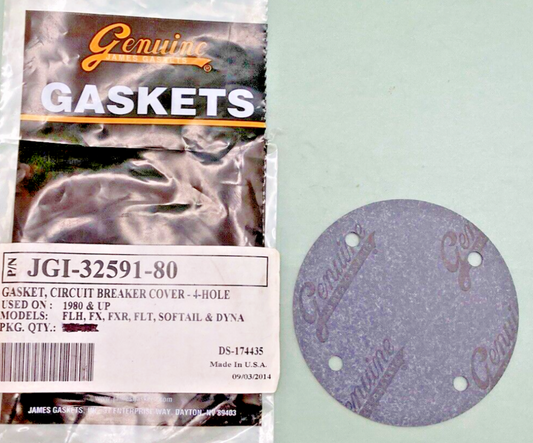 NEW GENUINE JAMES GASKETS SUPERSED JGI-32591-80 GASKET, CIRCUIT BREAKER COVER