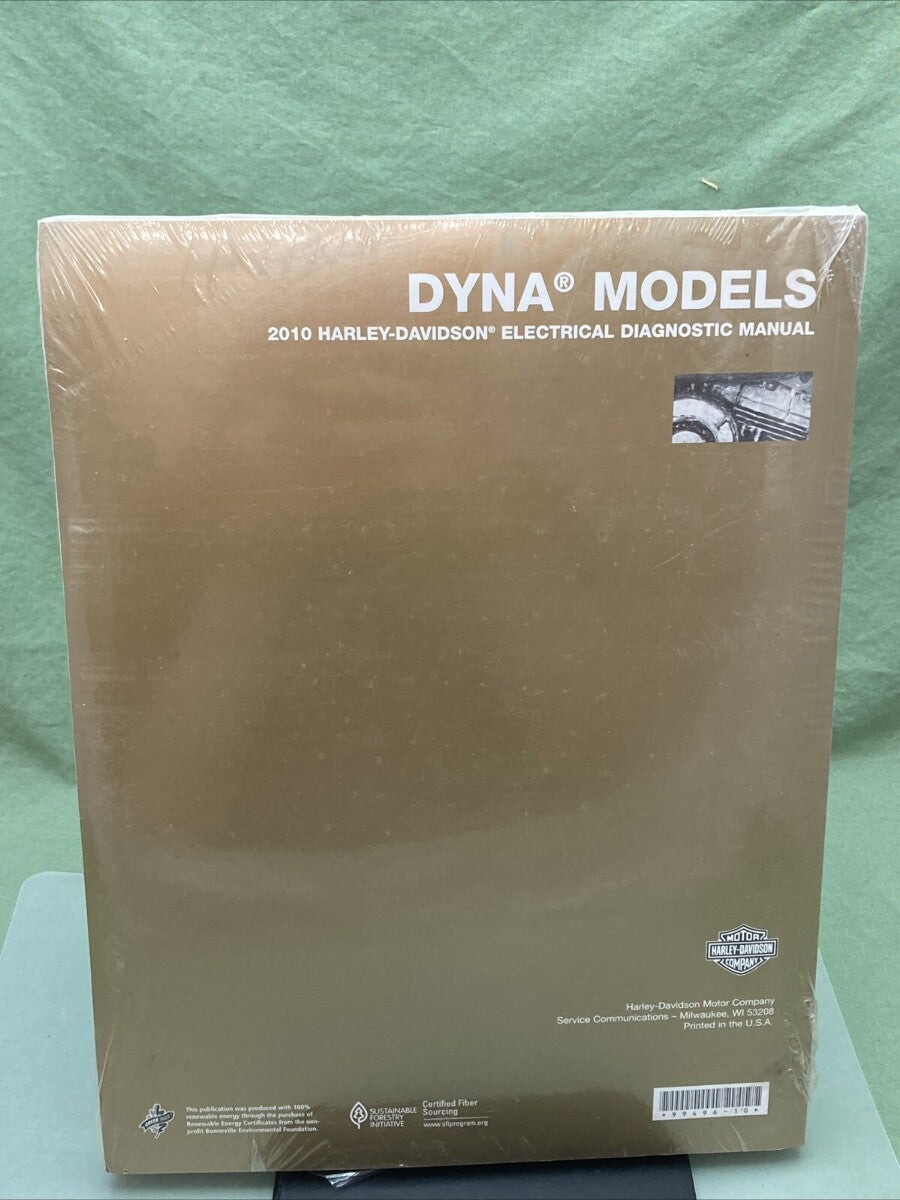 NEW HARLEY DAVIDSON 99496-10 DYNA MODELS 2010 ELECTRICAL DIAGNOSTIC MANUAL