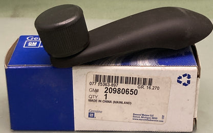 NEW GENUINE GM 20980650 Side Door Window Regulator Handle 99-21 Silverado/Sierra