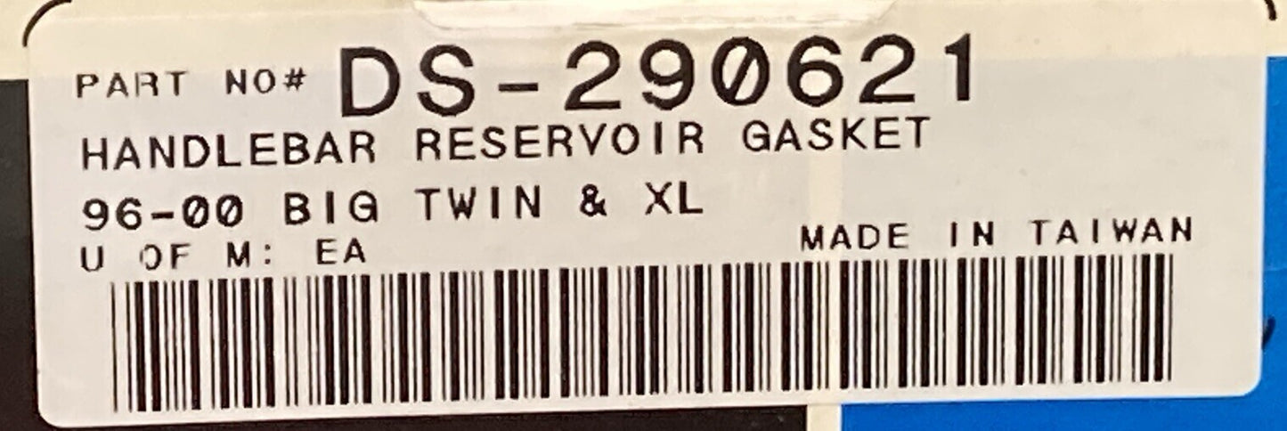 NEW GENUINE DRAG SPECIALTIES DS-290621 HANDLEBAR RESERVOIR GASKET