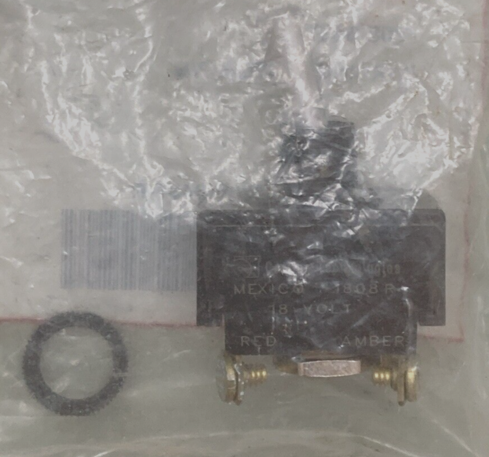 NEW CARLING TECHNOLOGIES 7808-3437-R TOGGLE SWITCH LIGHTED