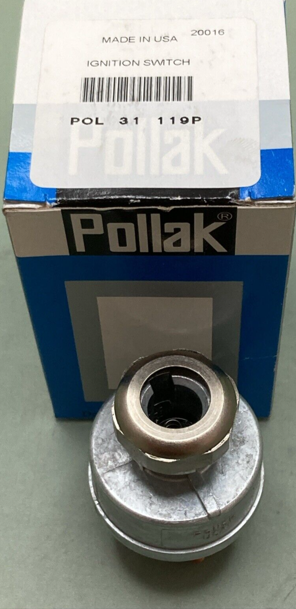 NEW GENUINE POLLAK POL 31-119P IGNITION SWITCH 3 POSITION