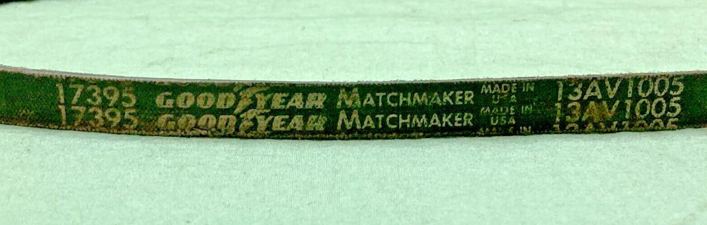 NEW GENUINE GOODYEAR MATCHMAKER 17395 V-BELT 39.5" Top Cogged 36°