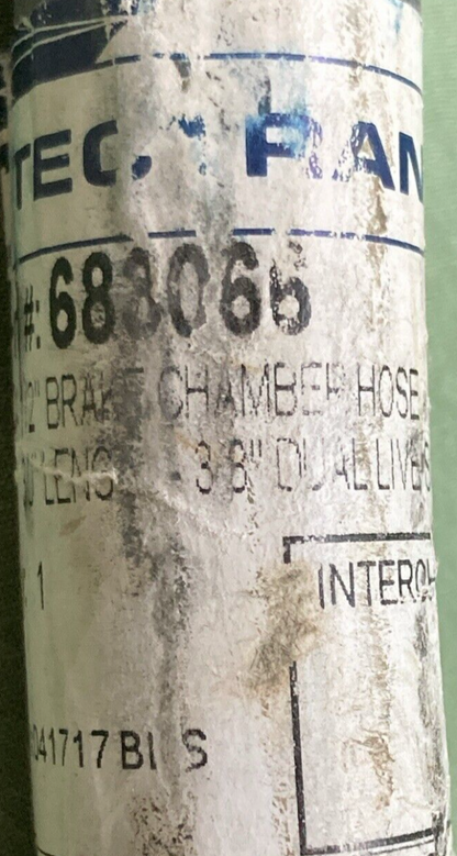 NEW TECTRAN 683066 BRAKE CHAMBER 1/2" HOSE 30" LENGTH 3/8" DUAL LIFESWIVEL