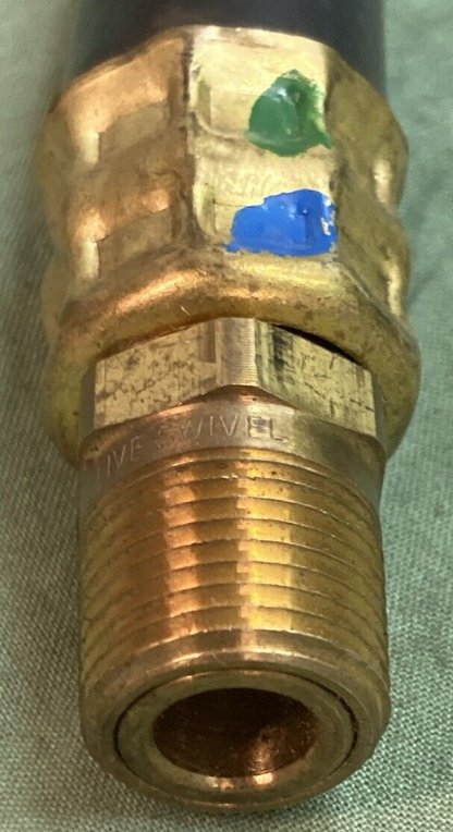 NEW TECTRAN 683066 BRAKE CHAMBER 1/2" HOSE 30" LENGTH 3/8" DUAL LIFESWIVEL
