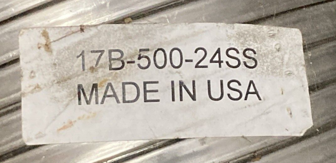 NEW Heavy Duty Manufacturing, Inc. (HVYDT) 17B-500-24SS FLEX TUBING SS 5" X 24"