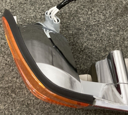 NEW VANDER HAAG'S S-19772 HEADLIGHT SIGNAL LAMP BEZEL LEFT FRONT AMBER