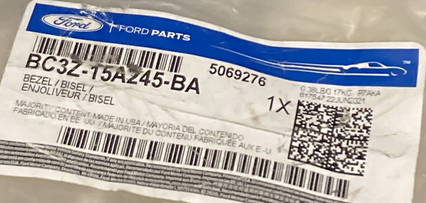 NEW GENUINE FORD BC3Z-15A245-BA FRONT BUMPER BEZEL FITS 11-16 FORD MODELS