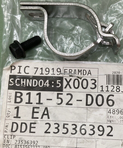 NEW DETROIT DIESEL 23536392 CLIP STAINLESS STEEL "P-CLIP"