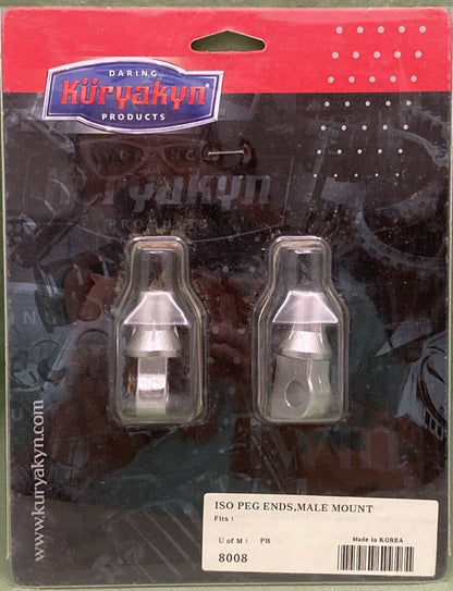 NEW GENUINE KURYAKYN 8008 ISO PEG ENDS MALE MOUNT