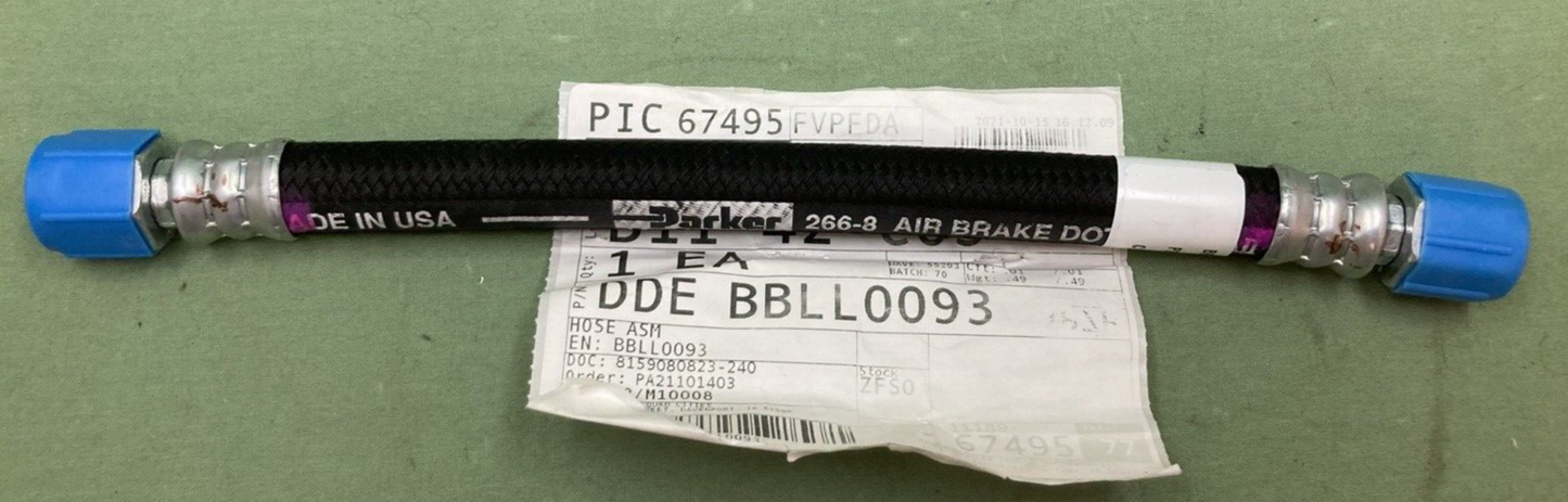 NEW GENUINE DETROIT DIESEL DDE BBLL0093 AIR COMPRESSOR HOSE ASSEMBLY