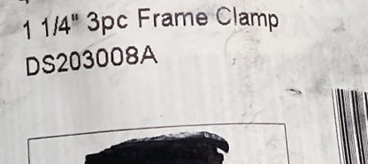 NEW REPLACES DRAG SPECIALTIES DS203008A THREE PIECE FRAME CLAMP SET 1 1/4"