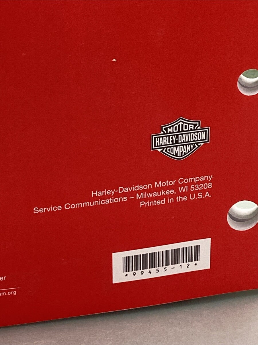 HARLEY DAVIDSON 99455-12 SOFTAIL MODELS 2012 PARTS CATALOG
