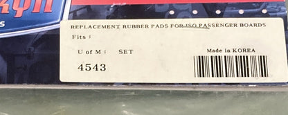 NEW GENUINE KURYAKYN 4543 REPLACEMENT RUBBER PAD SET ISO PASSENGER BOARDS